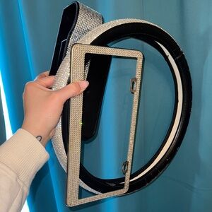 Jeep Wrangler Bling Bundle License plate cup holder steering wheel cover